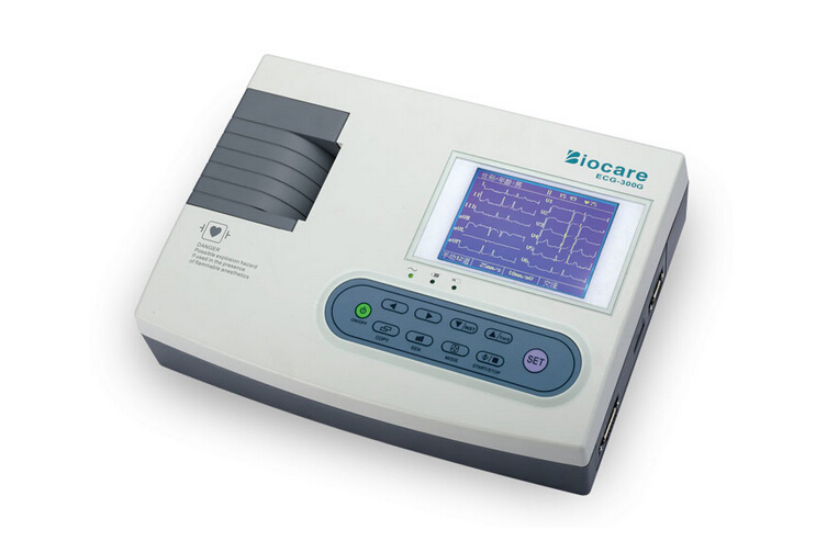 邦健三道ECG-300G数字式心电图机